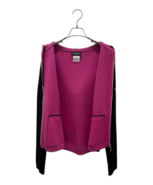 CHANEL（シャネル）CHANEL (シャネル) P15 ジップパーカー ブラック サイズ:36の古着・服飾アイテム