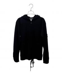 CHANEL（シャネル）の古着「カシミヤニットジップパーカー」｜ブラック