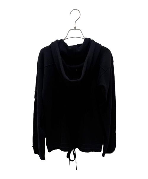 CHANEL（シャネル）CHANEL (シャネル) カシミヤニットジップパーカー ブラック サイズ:34の古着・服飾アイテム