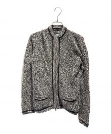 CHANEL（シャネル）の古着「05A ジップアップニットジャケット」｜グレー