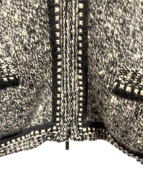 CHANEL（シャネル）CHANEL (シャネル) 05A ジップアップニットジャケット グレー サイズ:38の古着・服飾アイテム