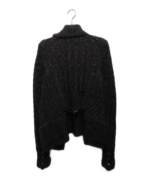 CHANEL（シャネル）CHANEL (シャネル) ベルトデザインニットカーディガン グレー サイズ:34の古着・服飾アイテム