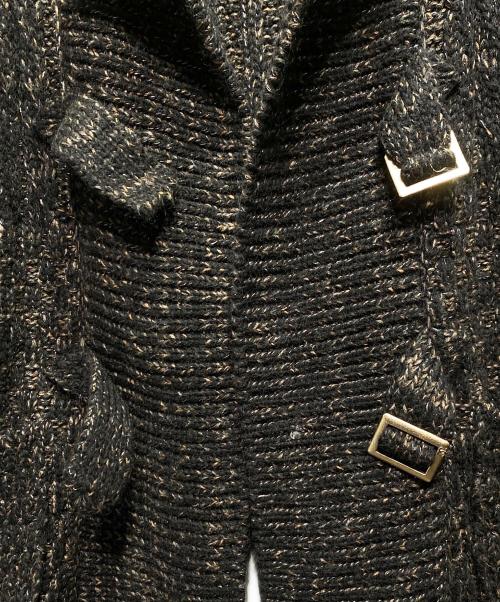 CHANEL（シャネル）CHANEL (シャネル) ベルトデザインニットカーディガン グレー サイズ:34の古着・服飾アイテム