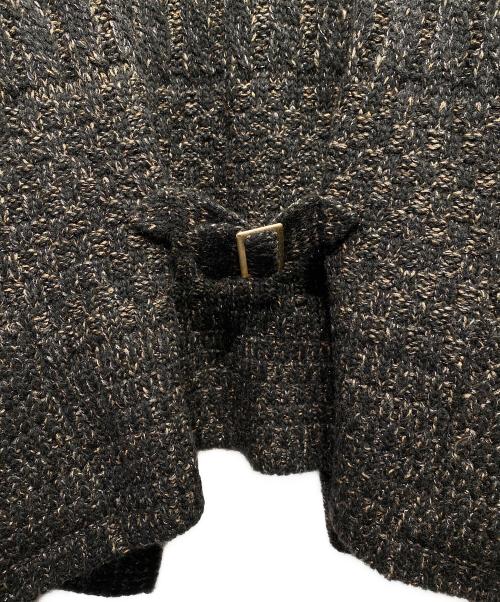 CHANEL（シャネル）CHANEL (シャネル) ベルトデザインニットカーディガン グレー サイズ:34の古着・服飾アイテム