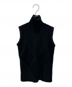 CHANELシャネル）の古着「07A CHANEL SPORT/Coco Logo Sweater/」｜ブラック