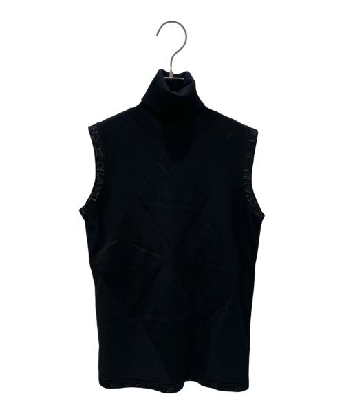 CHANEL（シャネル）CHANEL (シャネル) 07A CHANEL SPORT/Coco Logo Sweater/ ブラック サイズ:34の古着・服飾アイテム