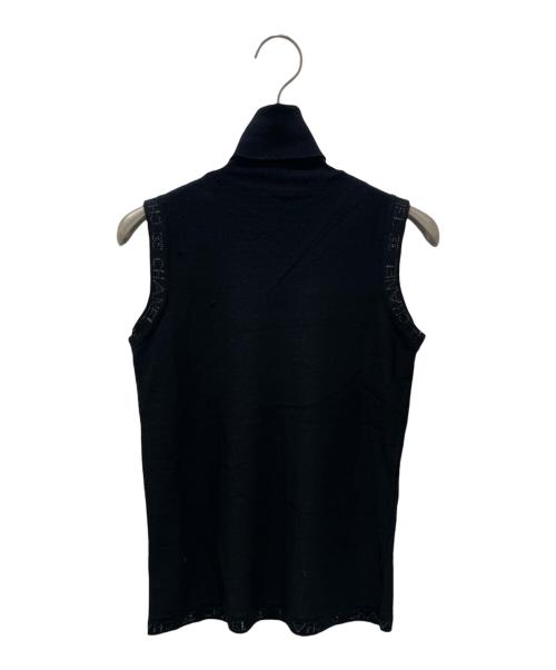 CHANEL（シャネル）CHANEL (シャネル) 07A CHANEL SPORT/Coco Logo Sweater/ ブラック サイズ:34の古着・服飾アイテム