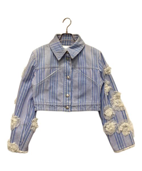 CHANEL（シャネル）CHANEL (シャネル) デニムジャケット　P58709V44707 ブルー サイズ:36の古着・服飾アイテム
