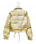 CHANEL (シャネル) Border Short Leather Jacket/ボーダーショートレザージャケットP58044C00280 ベージュ×アイボリー サイズ:34：1000000円