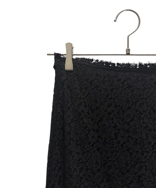 Christian Dior（クリスチャン ディオール）Christian Dior (クリスチャン ディオール) ラップレーススカート ブラック サイズ:34の古着・服飾アイテム