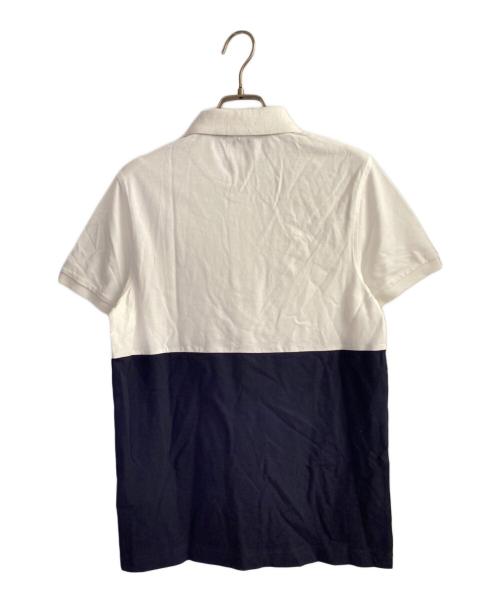 MONCLER（モンクレール）MONCLER (モンクレール) ポロシャツ ホワイト サイズ:Sの古着・服飾アイテム
