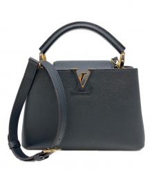 LOUIS VUITTON（ルイ ヴィトン）の古着「カプシーヌBB/2WAYショルダーバッグ」｜ブラック