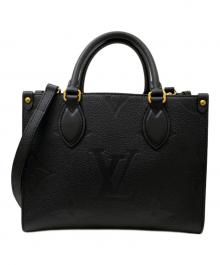 LOUIS VUITTON（ルイ ヴィトン）の古着「オンザゴーPM」｜ノワール