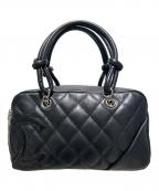 CHANELシャネル）の古着「Mini Bowling Bag/ミニボーリングバッグ/10091828」｜ブラック