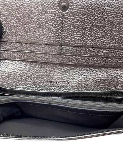 JIMMY CHOO（ジミーチュウ）JIMMY CHOO (ジミーチュウ) 長財布 シルバーの古着・服飾アイテム