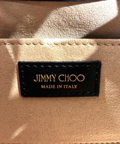 JIMMY CHOO（ジミーチュウ）JIMMY CHOO (ジミーチュウ) ボンボンバケットスタッズ/巾着ショルダーバッグ ブラック×ゴールド サイズ:-の古着・服飾アイテム