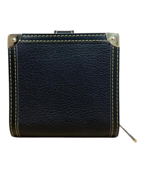 LOUIS VUITTON（ルイ ヴィトン）LOUIS VUITTON (ルイ ヴィトン) コンパクトジップウォレット/スハリ/M91828 ブラックの古着・服飾アイテム