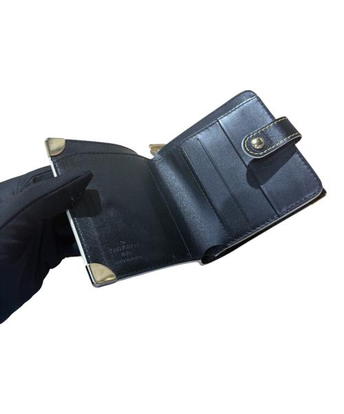 LOUIS VUITTON（ルイ ヴィトン）LOUIS VUITTON (ルイ ヴィトン) コンパクトジップウォレット/スハリ/M91828 ブラックの古着・服飾アイテム