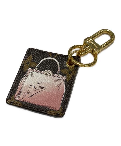 LOUIS VUITTON（ルイ ヴィトン）LOUIS VUITTON (ルイ ヴィトン) モノグラム　チャーム ブラウン×ピンクの古着・服飾アイテム