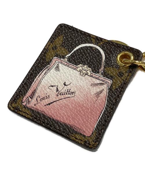 LOUIS VUITTON（ルイ ヴィトン）LOUIS VUITTON (ルイ ヴィトン) モノグラム　チャーム ブラウン×ピンクの古着・服飾アイテム