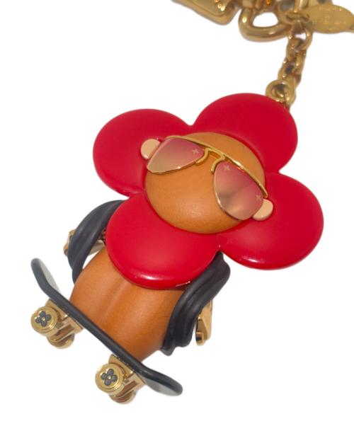 LOUIS VUITTON（ルイ ヴィトン）LOUIS VUITTON (ルイ ヴィトン) キーホルダー ポルト・クレ ヴィヴィエンヌ/Vivienne Porte Clés Key Holder/M68457 レッド×ブラウン サイズ:-の古着・服飾アイテム