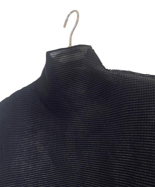 me ISSEY MIYAKE（ミーイッセイ ミヤケ）me ISSEY MIYAKE (ミーイッセイ ミヤケ) ハイネックカットソー ブラック サイズ:3の古着・服飾アイテム