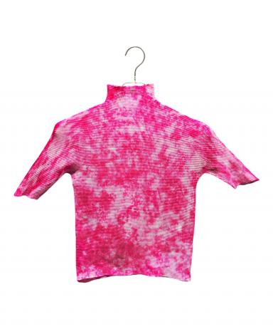 【イッセイミヤケ ISSEY MIYAKE】 変形裾 ハイネック カットソー 中古・古着通販】ISSEY MIYAKE PLEATS (T.) (イッセイミヤケ プリーツ