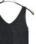 me ISSEY MIYAKE (ミーイッセイ ミヤケ) ジャバラシルバー箔ノースリーブカットソー ブラック サイズ:Free：20000円
