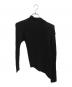 ISSEY MIYAKE (イッセイミヤケ) ハイネックロングスリーブカットソー ブラック サイズ:2：27000円