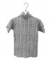 ISSEY MIYAKE (イッセイミヤケ) ハイネック半袖カットソー ホワイト サイズ:2：20000円