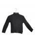 中古・古着 me ISSEY MIYAKE (ミーイッセイ ミヤケ) ハイネックワッフルプリーツ長袖カットソー ブラック サイズ:-：25000円
