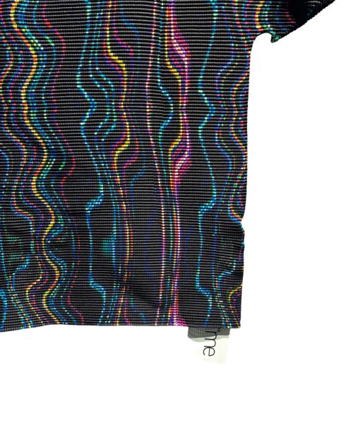 me ISSEY MIYAKE（ミーイッセイ ミヤケ）me ISSEY MIYAKE (ミーイッセイ ミヤケ) ハイネック半袖カットソー ブラック サイズ:-の古着・服飾アイテム