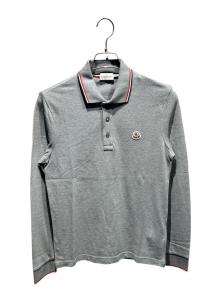 MONCLER（モンクレール）の古着「ロングスリーブポロシャツ/C20918348000」｜グレー