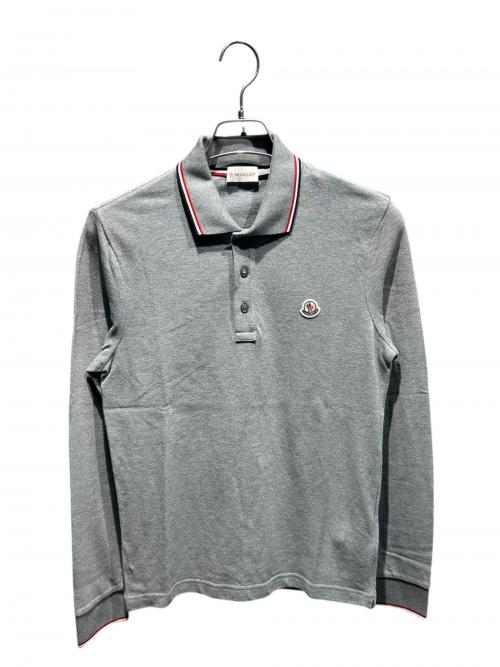 MONCLER（モンクレール）MONCLER (モンクレール) ロングスリーブポロシャツ/C20918348000 グレー サイズ:Sの古着・服飾アイテム