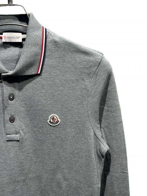 MONCLER（モンクレール）MONCLER (モンクレール) ロングスリーブポロシャツ/C20918348000 グレー サイズ:Sの古着・服飾アイテム