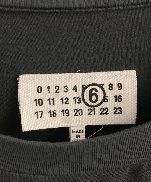 MM6 Maison Margiela（エムエムシックスメゾンマルジェラ）MM6 Maison Margiela (エムエムシックスメゾンマルジェラ) 半袖カットソー ブラック サイズ:Sの古着・服飾アイテム