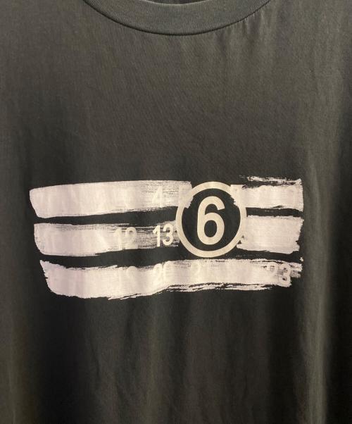 MM6 Maison Margiela（エムエムシックスメゾンマルジェラ）MM6 Maison Margiela (エムエムシックスメゾンマルジェラ) 半袖カットソー ブラック サイズ:Sの古着・服飾アイテム