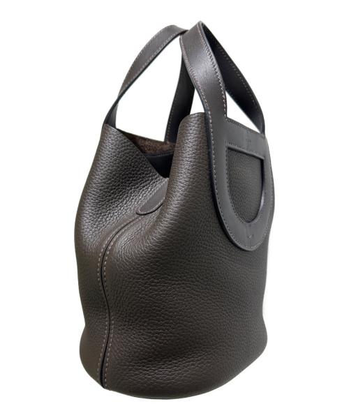 HERMES（エルメス）HERMES (エルメス) インザループ18/18IN-THE-LOOP/W刻印/2024/トリヨン/エベンヌ/ゴールド金具 エベンヌ サイズ:18 未使用品の古着・服飾アイテム