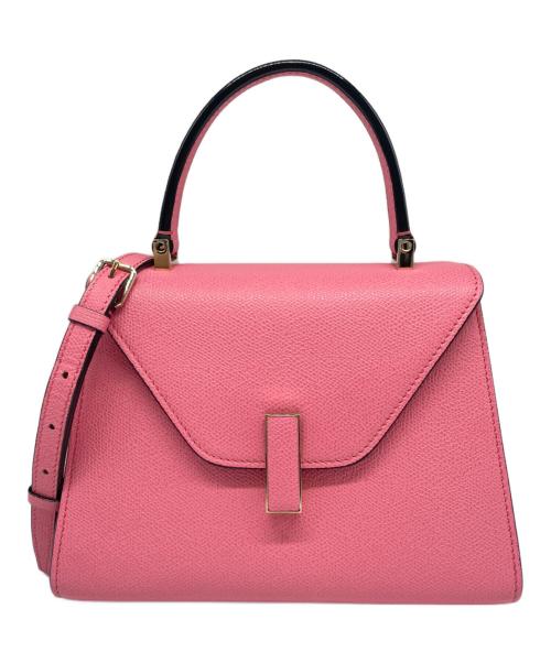 Valextra（ヴァレクストラ）Valextra (ヴァレクストラ) イジィデ ミニ ショッキングピンク サイズ:ミニ/miniの古着・服飾アイテム