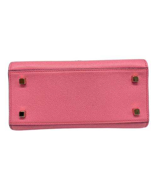 Valextra（ヴァレクストラ）Valextra (ヴァレクストラ) イジィデ ミニ ショッキングピンク サイズ:ミニ/miniの古着・服飾アイテム