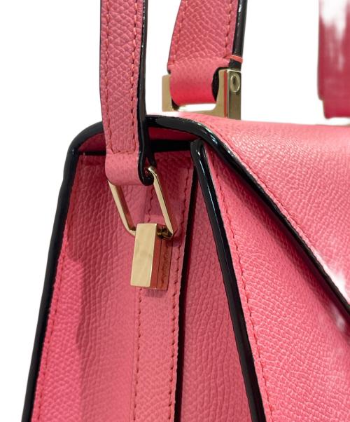 Valextra（ヴァレクストラ）Valextra (ヴァレクストラ) イジィデ ミニ ショッキングピンク サイズ:ミニ/miniの古着・服飾アイテム