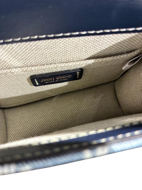 JIMMY CHOO（ジミーチュウ）JIMMY CHOO (ジミーチュウ) チェーンショルダーバッグ インディゴ サイズ:-の古着・服飾アイテム