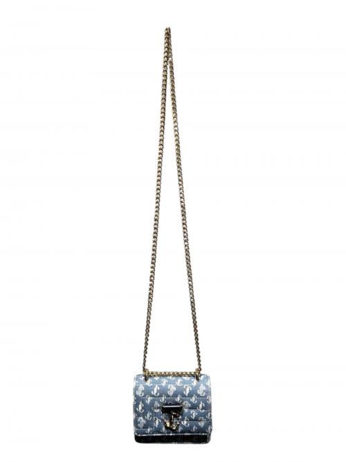 JIMMY CHOO（ジミーチュウ）JIMMY CHOO (ジミーチュウ) チェーンショルダーバッグ インディゴ サイズ:-の古着・服飾アイテム