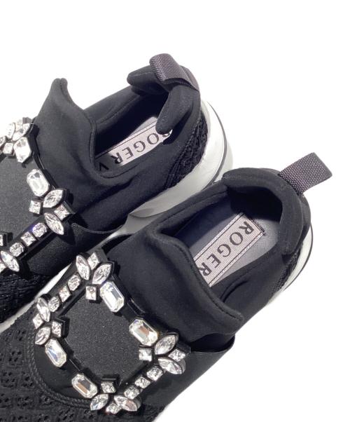 Roger Vivier（ロジェ ヴィヴィエ）Roger Vivier (ロジェ ヴィヴィエ) ヴィヴ ラン スニーカー ブラック サイズ:38の古着・服飾アイテム