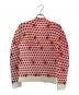 me ISSEY MIYAKE (ミーイッセイ ミヤケ) ポルカドット プリーツカーディガン レッド サイズ:-：35000円