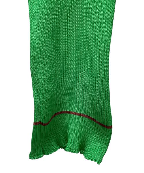 ISSEY MIYAKE（イッセイミヤケ）ISSEY MIYAKE (イッセイミヤケ) タートルネックニット グリーン サイズ:Mの古着・服飾アイテム