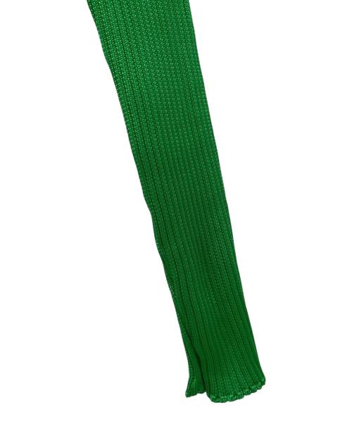 ISSEY MIYAKE（イッセイミヤケ）ISSEY MIYAKE (イッセイミヤケ) タートルネックニット グリーン サイズ:Mの古着・服飾アイテム