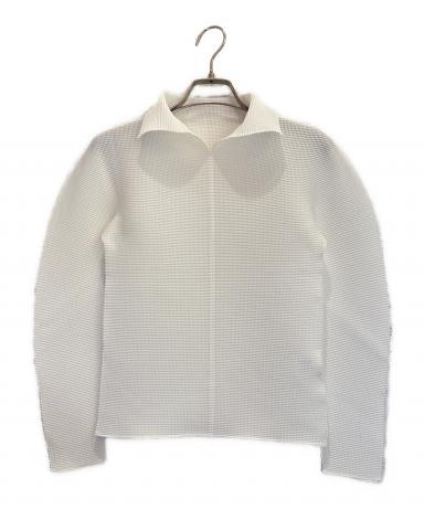 ISSEYMIYAKE 長袖カットソー 中古・古着通販】me ISSEY MIYAKE (ミーイッセイ ミヤケ) プリーツ長袖