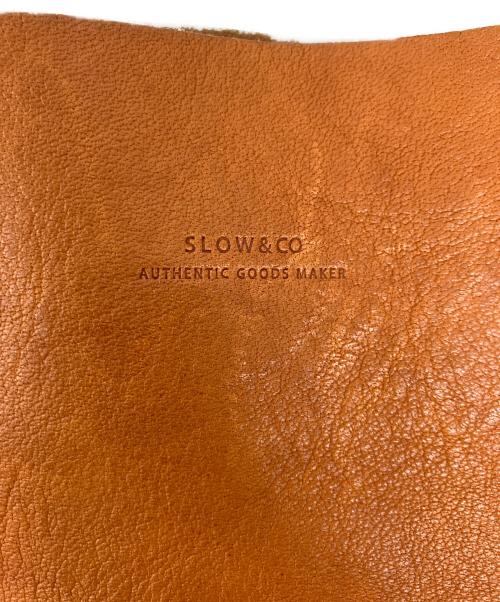 SLOW&CO（スロウアンドコー）SLOW&CO (スロウアンドコー) レザートートバッグ キャメルの古着・服飾アイテム