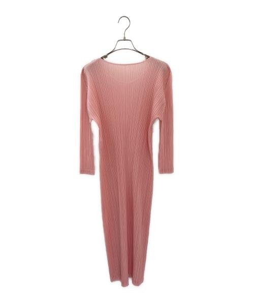 PLEATS PLEASE（プリーツプリーズ）PLEATS PLEASE (プリーツプリーズ) プリーツワンピース ピンク サイズ:4の古着・服飾アイテム